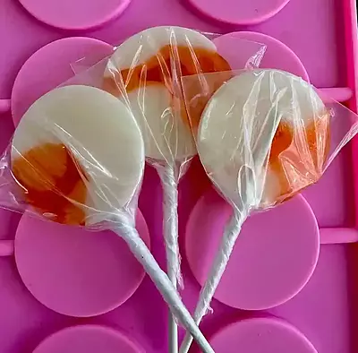 Orange Cream Flavored Lollipop Orange Cream Flavored Lollipop